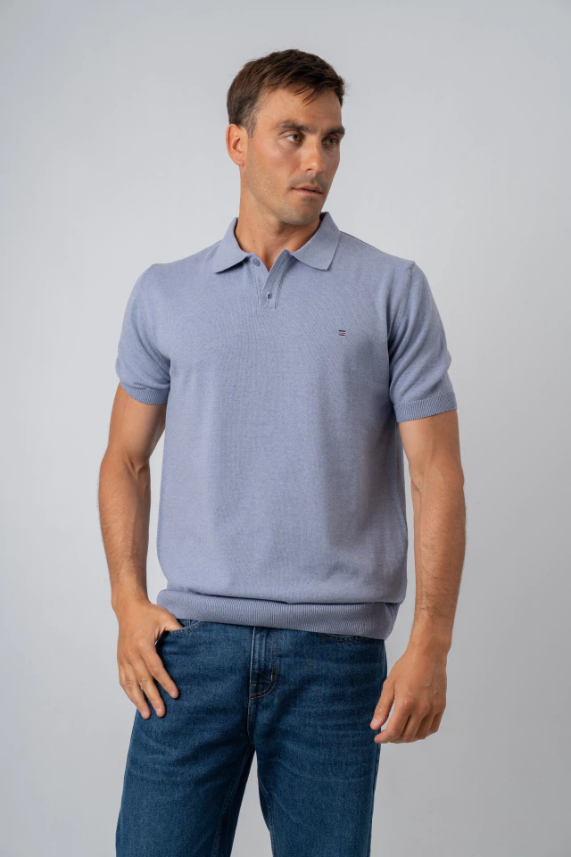 Polo tejida básica de algodón de Raffaelli Giardino — imagen 6