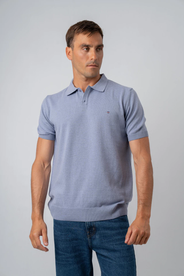 Polo tejida básica de algodón de Raffaelli Giardino — imagen 4