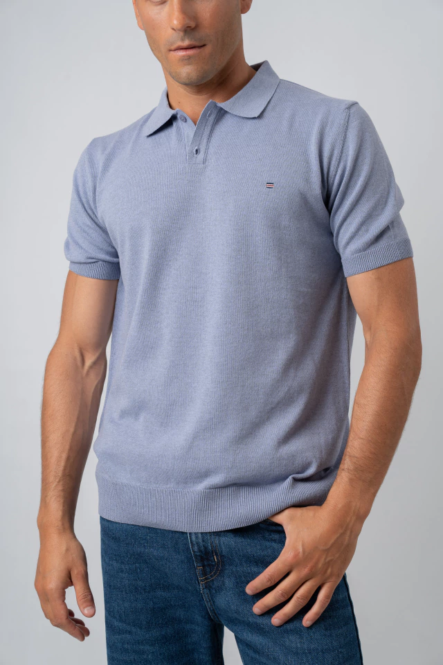 Polo tejida básica de algodón de Raffaelli Giardino — imagen 5