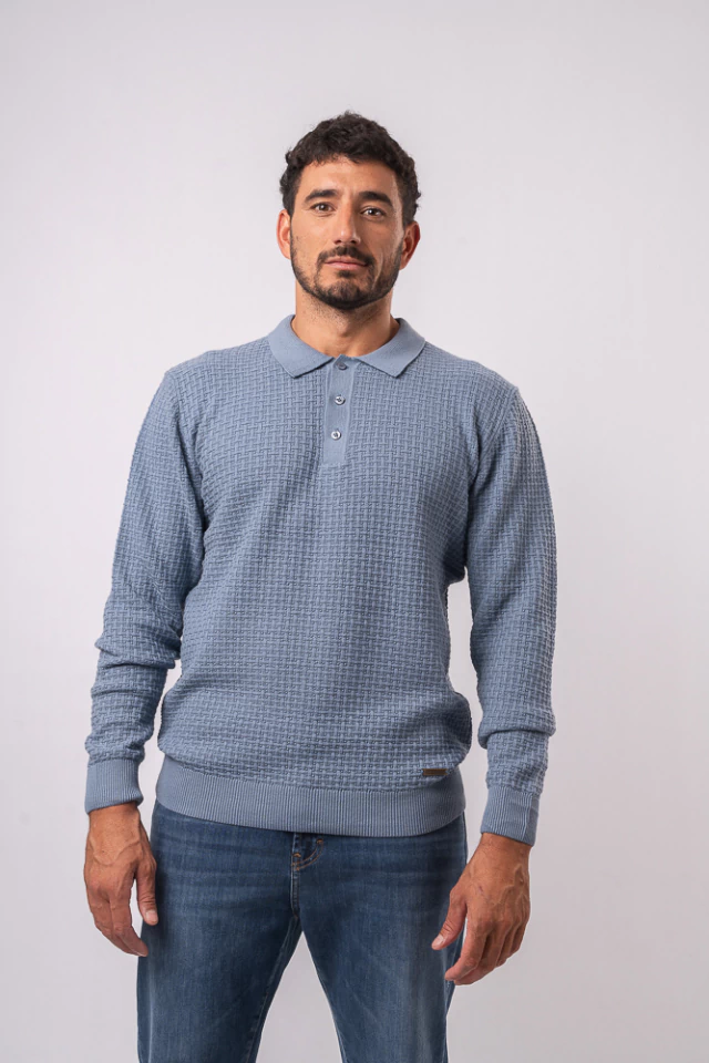 Polo manga larga Oliver