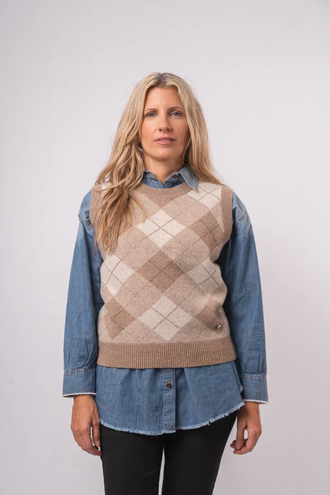 Chaleco Jaquard Lucy - comprar online