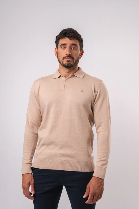 Polo Manga Larga Básico Cotton Cashmere - comprar online