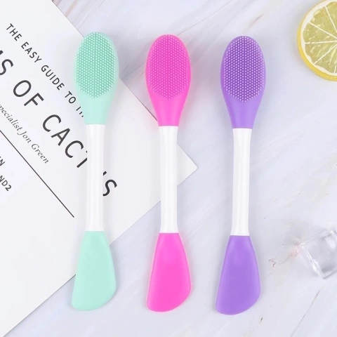 Espátula y limpiador facial de silicona - comprar online