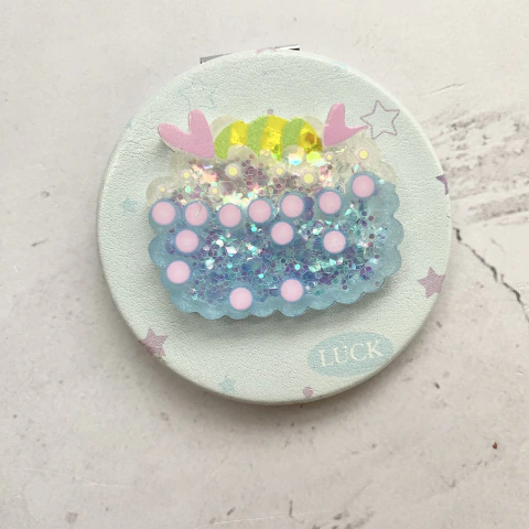 Espejo de cartera Kawaii en internet