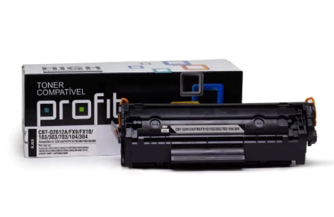 Cartucho de Toner Compatível com Q2612A Preto 2K