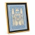 Kit Conjunto para Cabalat Shabat com Castiçais e Taça com borda Dourada, Base Sefaradi e Quadro decorativo de Mesa - comprar online