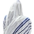 Imagem do Talit Gadol Kosher Chacham Judaica Azul Royal Luxo