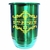 Caneca de Netilat Yadayim em Aluminio 850ml 16cm Verde Metalico Decorada