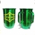 Caneca de Netilat Yadayim em Aluminio 850ml 16cm Verde Metalico Decorada - comprar online