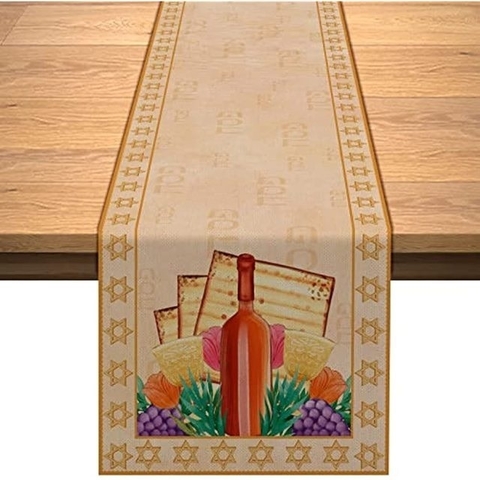 Caminho De Mesa Para Pessach Yom Tov Páscoa Judaica
