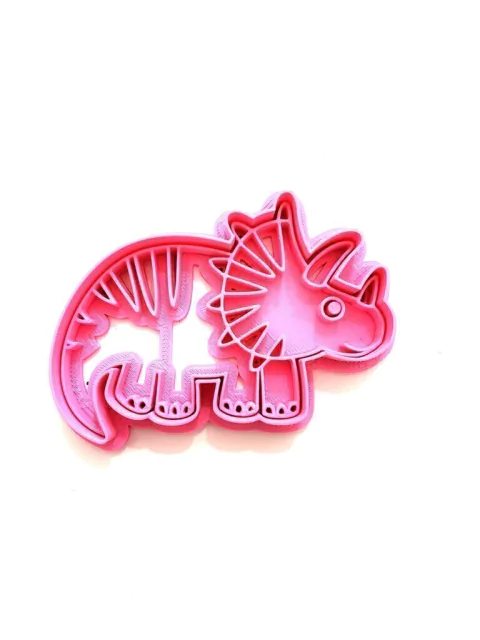 CORTANTE 3D DINOSAURIO TRICERATOPS