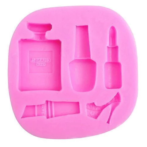 MOLDE DE SILICONA MAQUILLAJE, PERFUME