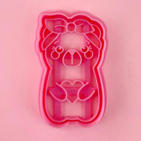 CORTANTE 3D OSA CON OSITA CON CORAZON - comprar online