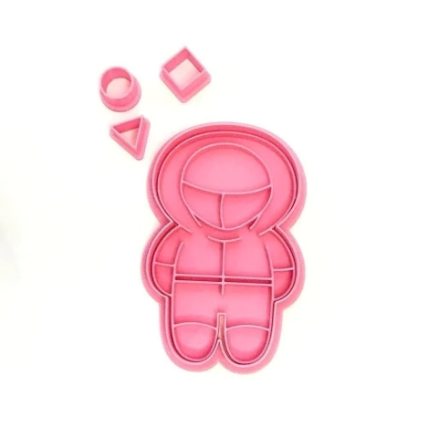 CORTANTE 3D GUARDIA EL JUEGO DEL CALAMAR