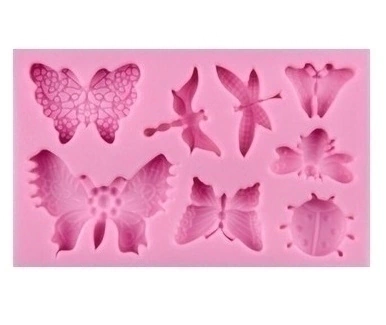 MOLDE DE SILICONA MARIPOSAS X 7