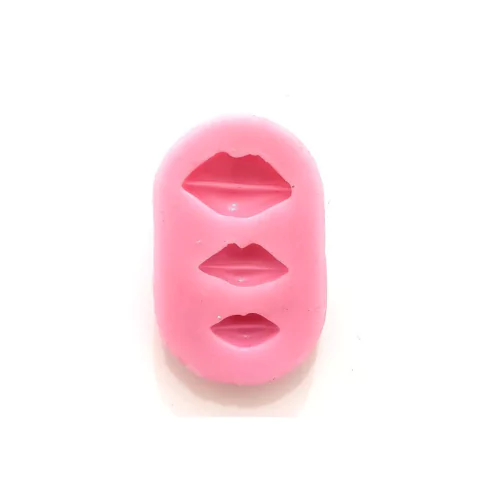 MOLDE DE SILICONA MINI BESOS /BOCA