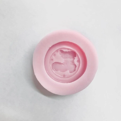 MOLDE DE SILICONA NAVIDAD BOTA CHICA