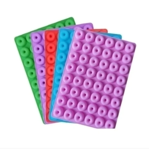 MOLDE DE SILICONA MINI DONAS X 48