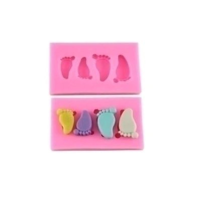 MOLDE DE SILICONA MINI PIECITOS x 4