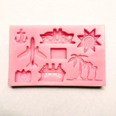 MOLDE DE SILICONA VACACIONES