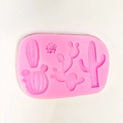 MOLDE DE SILICONA CACTUS VARIOS