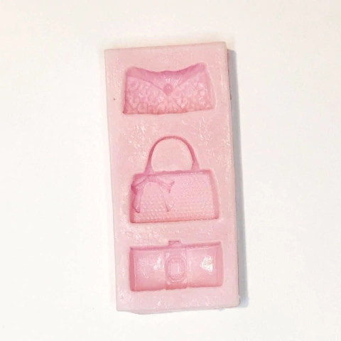 MOLDE DE SILICONA CARTERAS X3