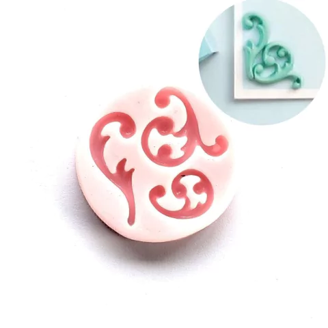 MOLDE DE SILICONA MOLDURAS ARABESCOS X 3