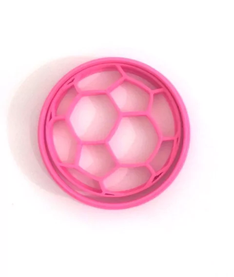 CORTANTE 3D PELOTA DE FUTBOL