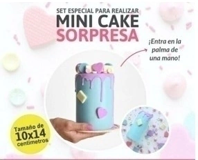 SET 2 PLACAS CAKE SOPRESA/ PIÑATA MINI PARPEN