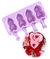 MOLDE DE SILICONA ICE-POP SAN VALENTIN