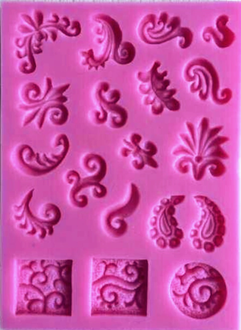 MOLDE DE SILICONA MOLDURAS X 18