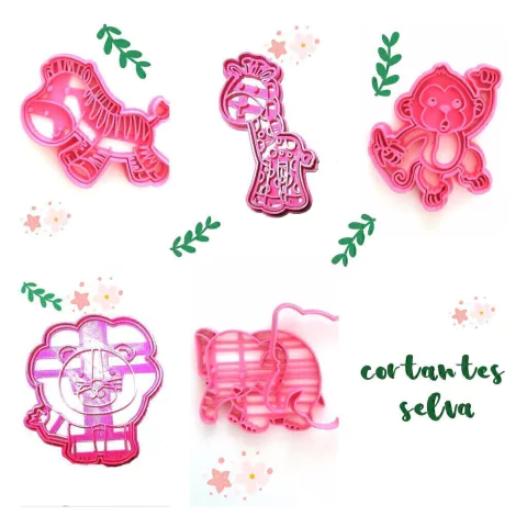 SET X 5 CORTANTES SELVA /JUNGLA