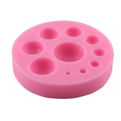 MOLDE DE SILICONA SEMI ESFERAS