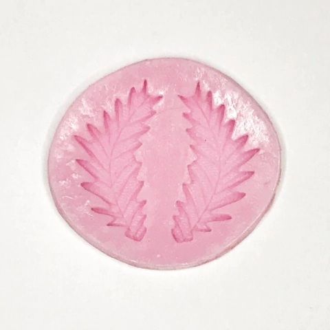 MOLDE DE SILICONA RAMAS DE OLIVO X 2