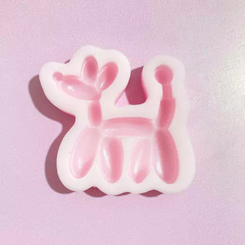 MOLDE DE SILICONA PERRO GLOBO