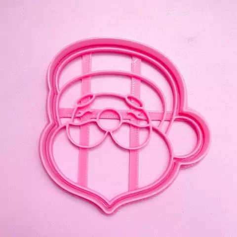 CORTANTE 3D CARA PAPA NOEL 2022