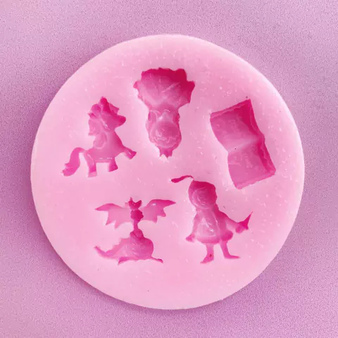 MOLDE DE SILICONA NAVIDAD JUGUETES 2