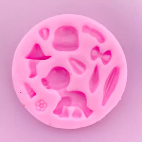 MOLDE DE SILICONA MULTIFUNCION UNICORNIO