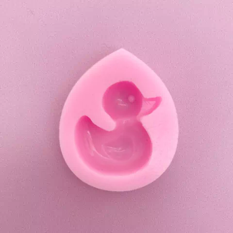 MOLDE DE SILICONA BABY SHOWER PATITO