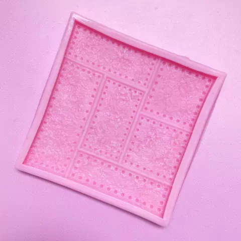 MOLDE DE SILICONA TEXTURA ACERO