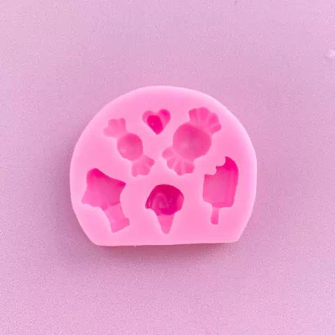 MOLDE DE SILICONA MINI CANDY