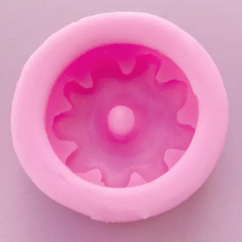 MOLDE DE SILICONA DONA DECORADA CAKE