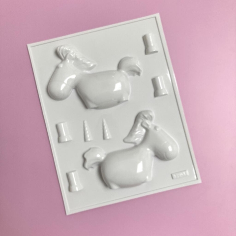 MOLDE PLACA PIÑATA UNICORNIO