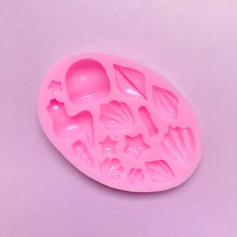 MOLDE DE SILICONA MULTIFUNCION SIRENAS