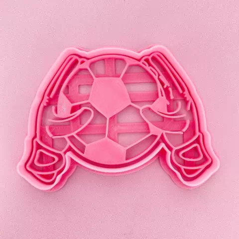 CORTANTE 3D GUANTES Y PELOTA