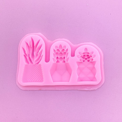 MOLDE DE SILICONA PLANTAS