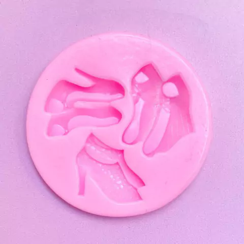 MOLDE DE SILICONA ZAPATOS CIRCULAR