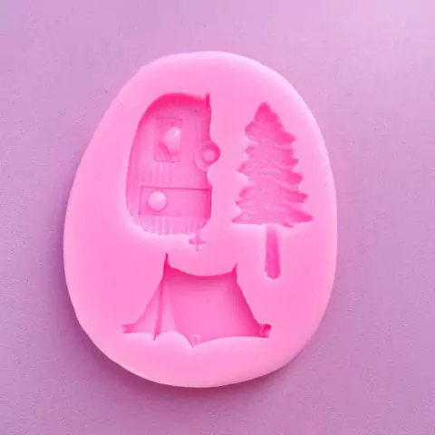 MOLDE DE SILICONA CAMPING