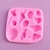 MOLDE DE SILICONA CARACOLES X 11