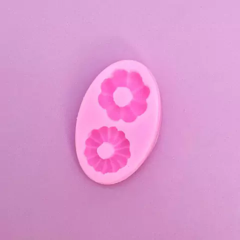 MOLDE DE SILICONA ROSQUITAS X 2